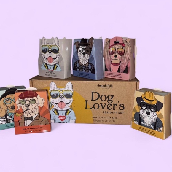 thoughtfully gourmet Other - Thoughtfully Gourmet Dog Lover's Tea Gift Set, 6 Flavors, 24 Tea Bags